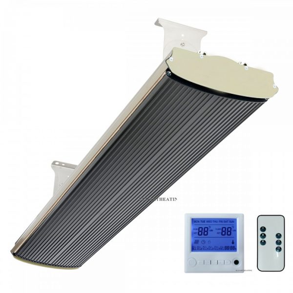 3200W Radiant Patio Heater with Smart Thermostat Outdoor Electric Strip Heaters EcoArtHeating